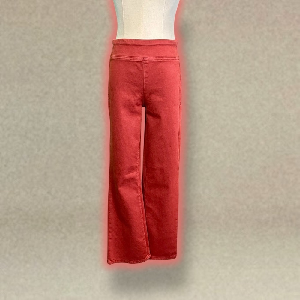 NWT We The Free ‘In My Feelings’ Mid-Rise Crop Bootcut Jeans in Maroon Size XS - Picture 5 of 16